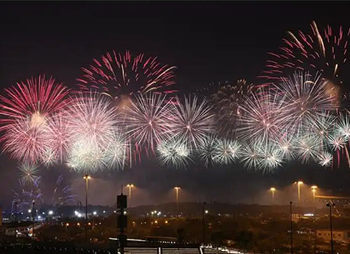 兰坪焰火晚会
